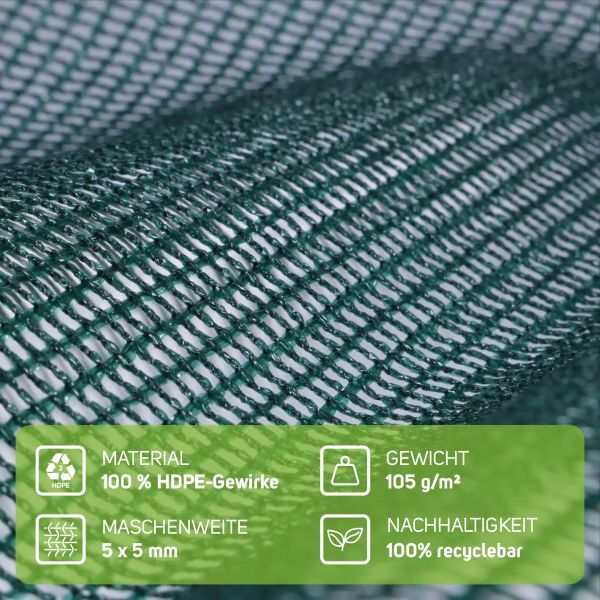 Windschutznetz 105g/qm